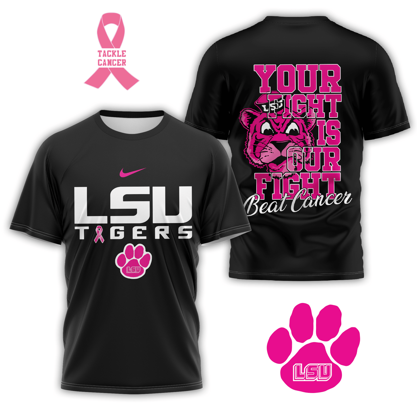 PREMIUM LSU 3D SHIRT DCP