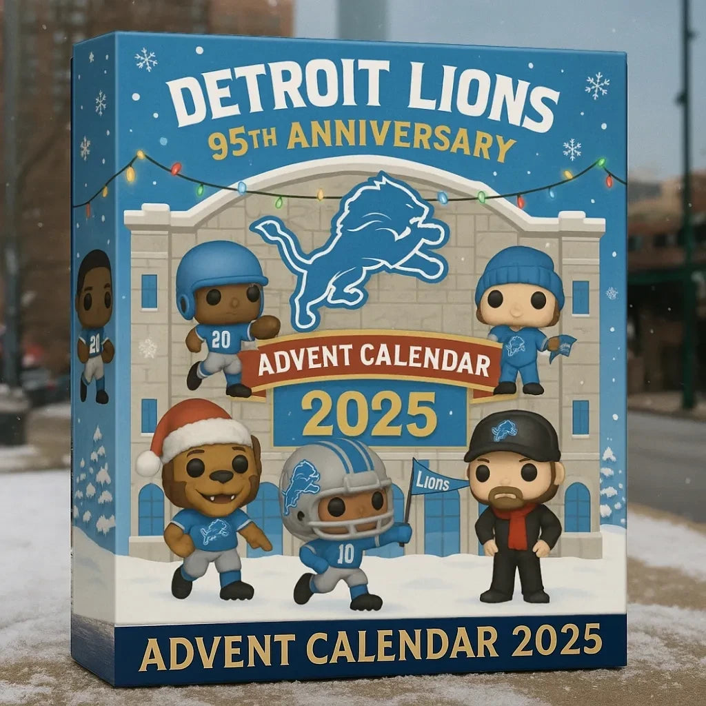 DTL Detroit Lions 95th Anniversary Advent Calendar 2025 LNTH
