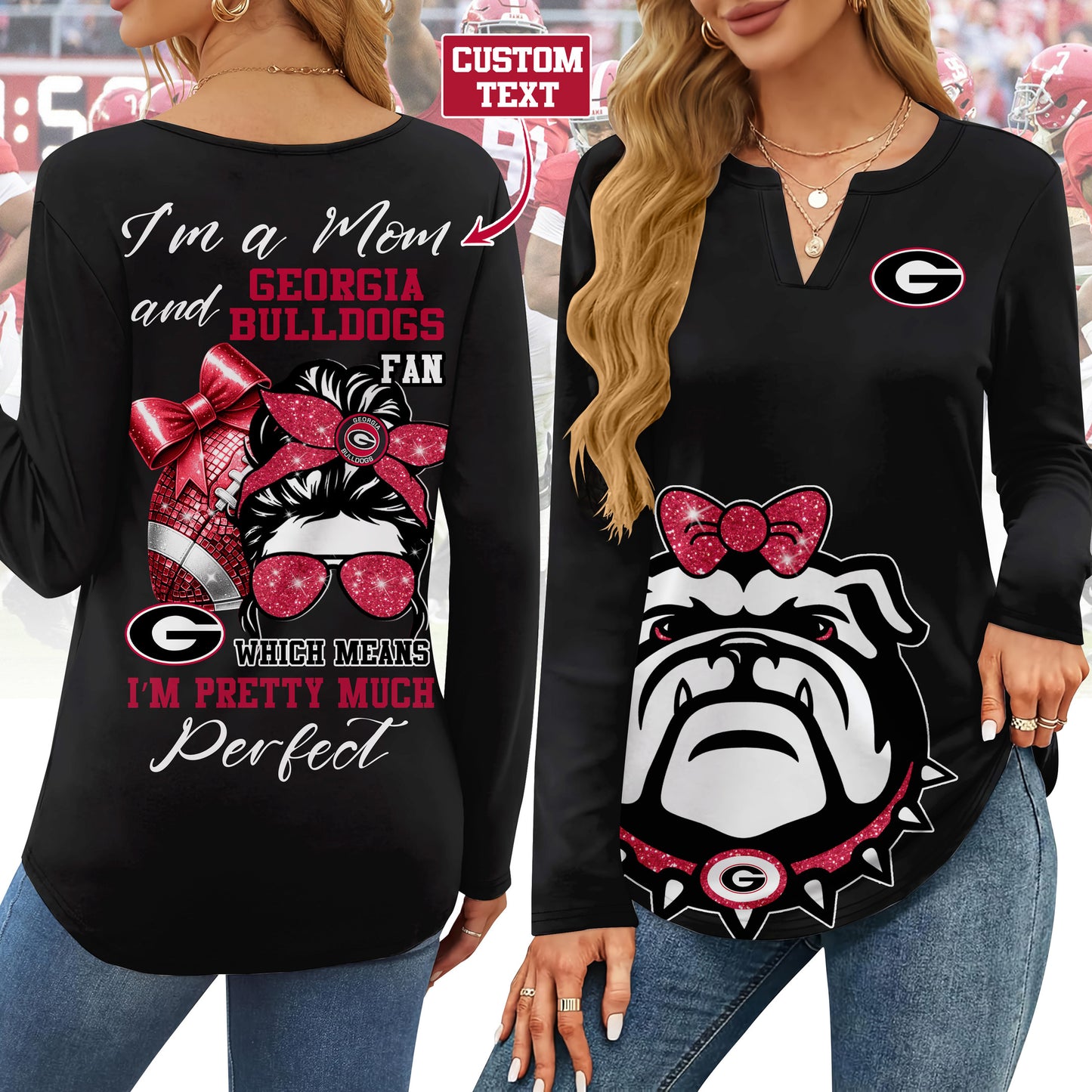 GGBD V-neck Long Sleeve Shirt TMN