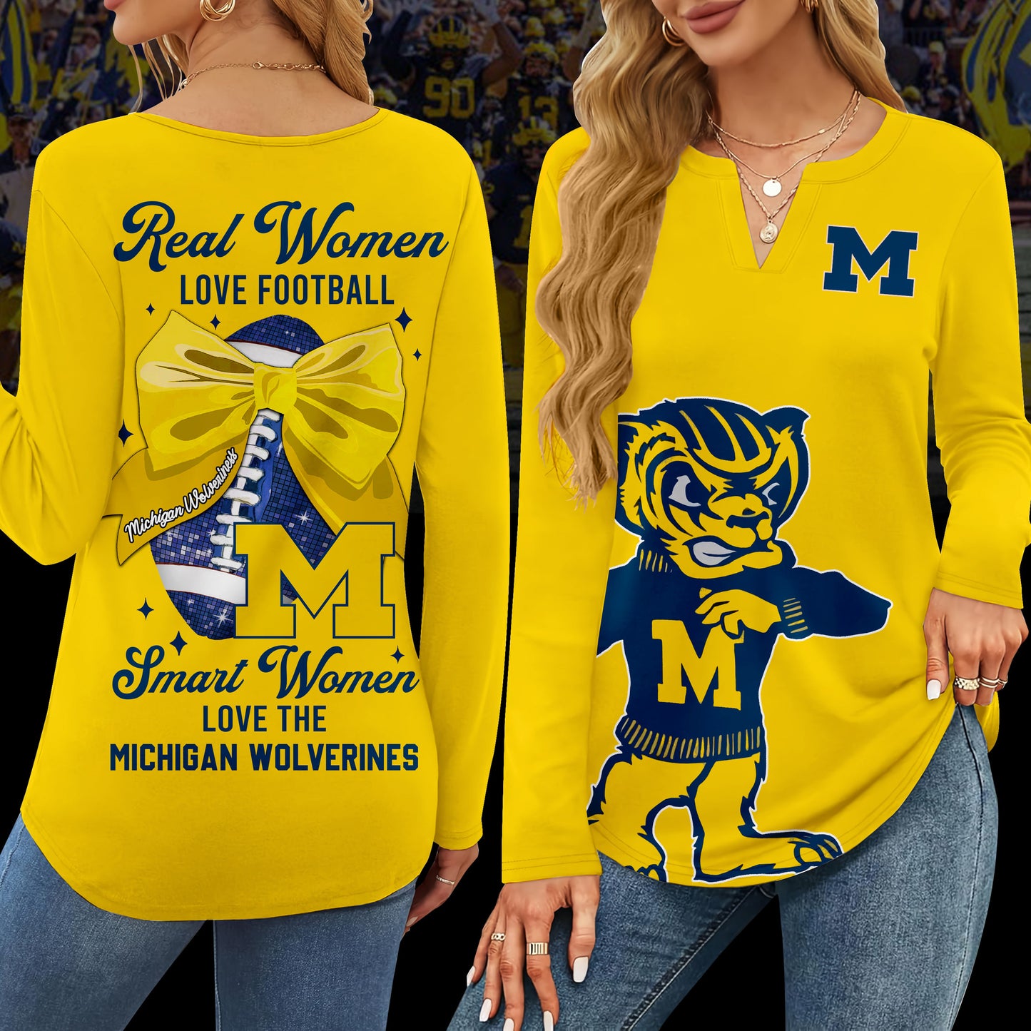 MWR V-neck Long Sleeve Shirt TMN