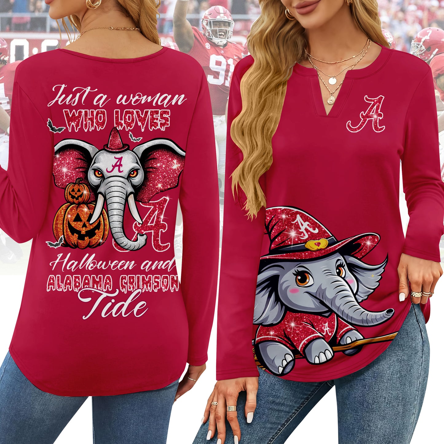 ACT V-neck Long Sleeve Shirt NTY