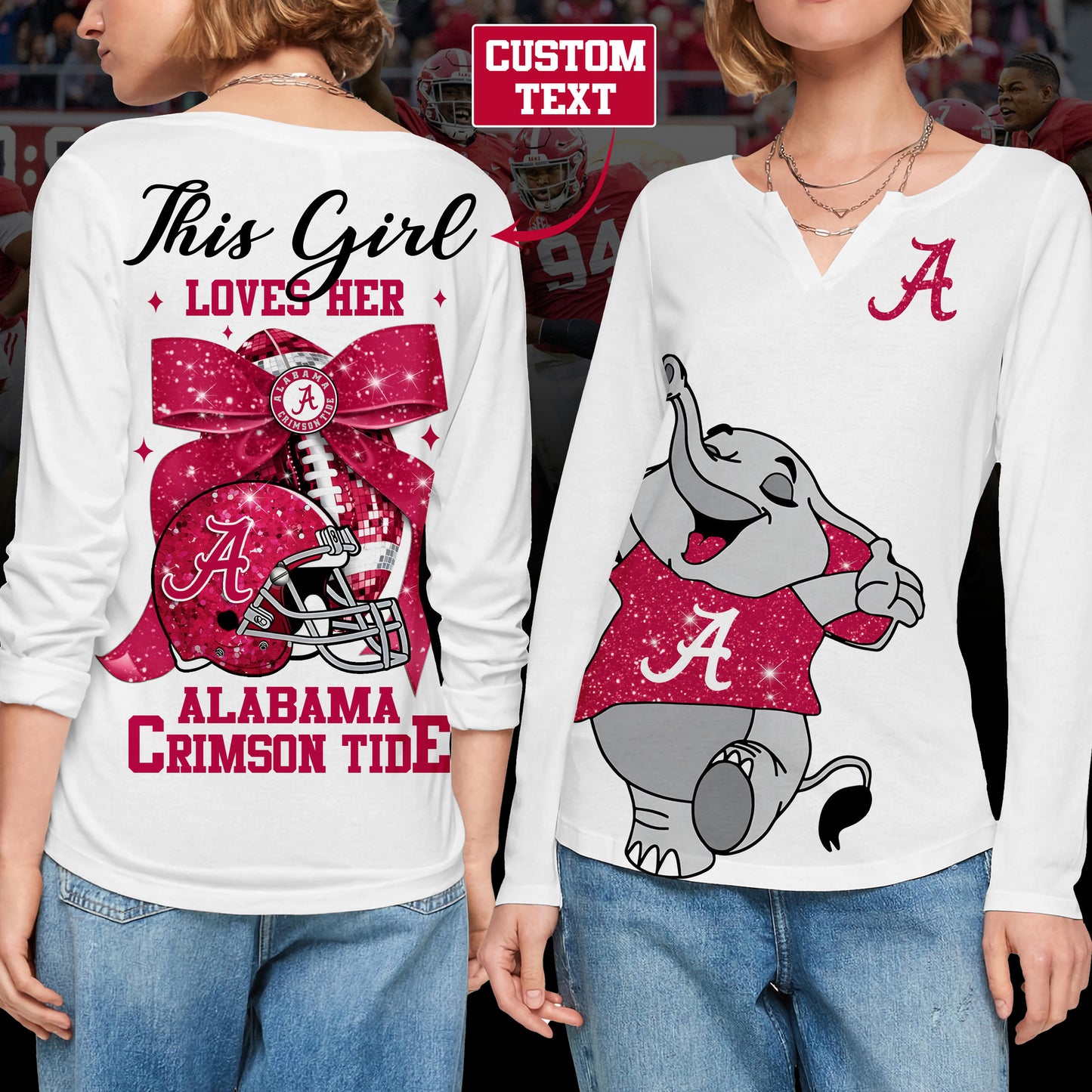 ACT V-neck Long Sleeve Shirt TMN