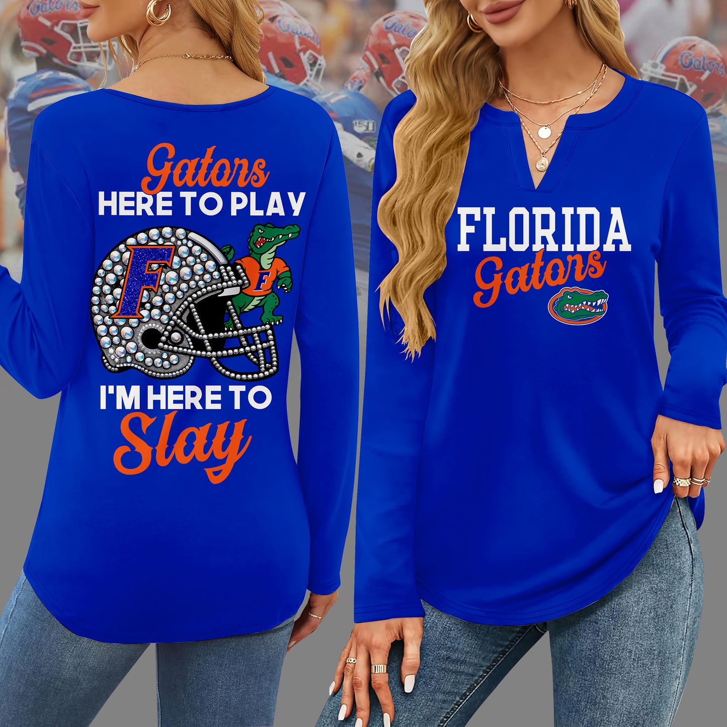 FGT V-neck Long Sleeve Shirt THT