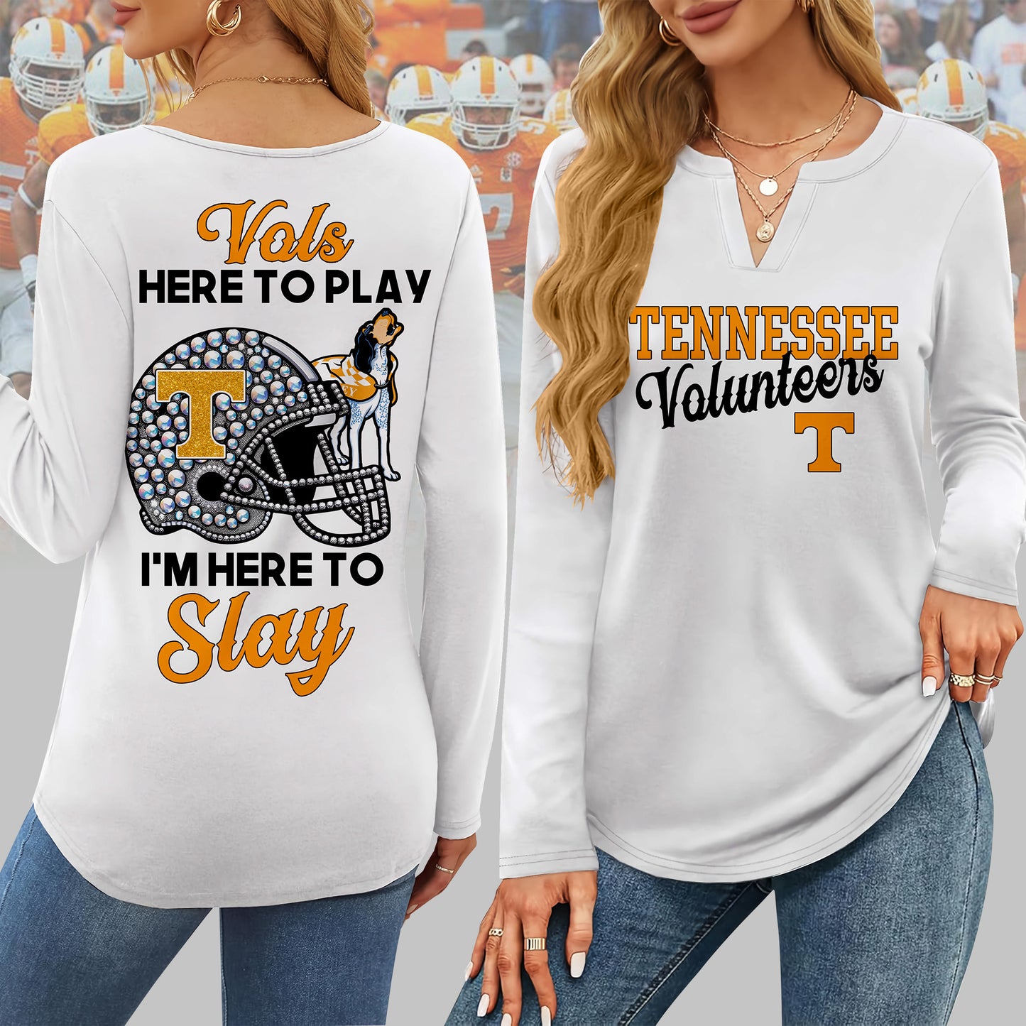 TVF V-neck Long Sleeve Shirt THT