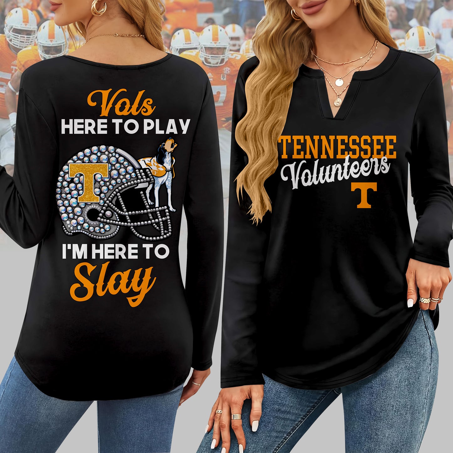 TVF V-neck Long Sleeve Shirt THT