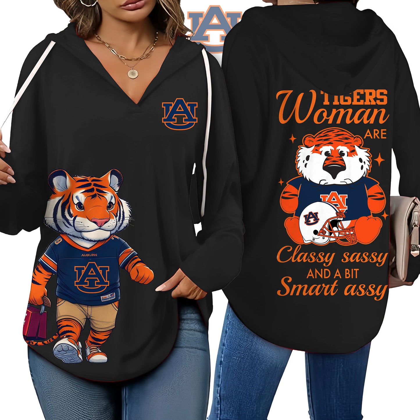 ABTG V-neck Hooded Sweatshirt NTY