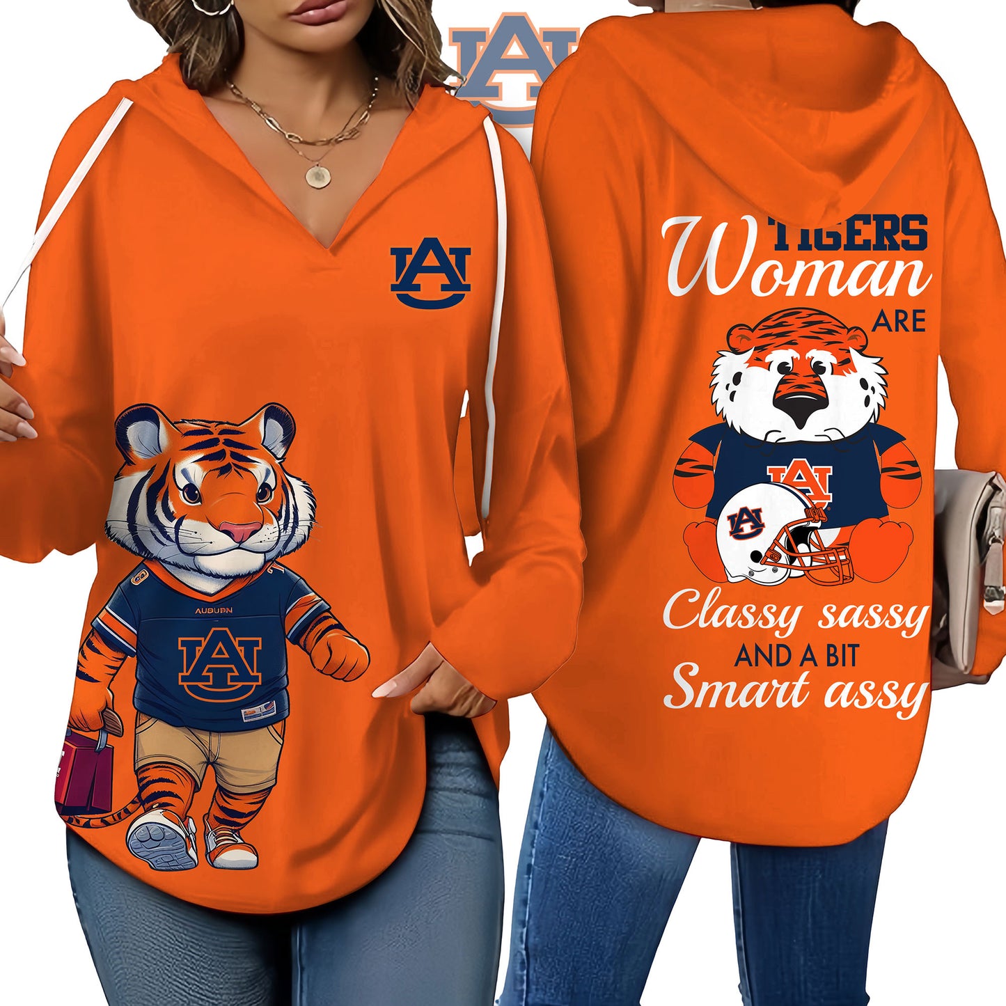 ABTG V-neck Hooded Sweatshirt NTY