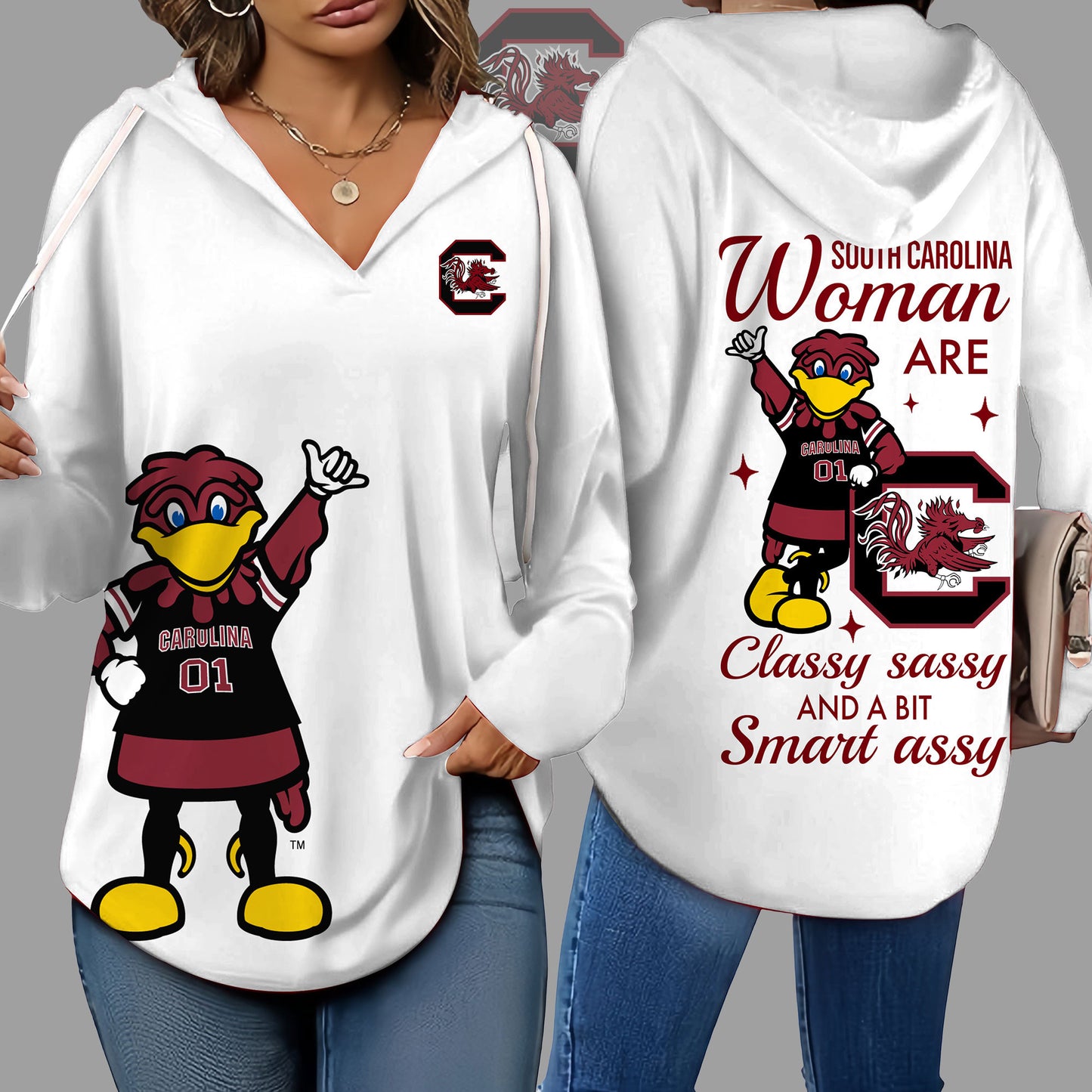 SCG V-neck Hooded Sweatshirt NTY