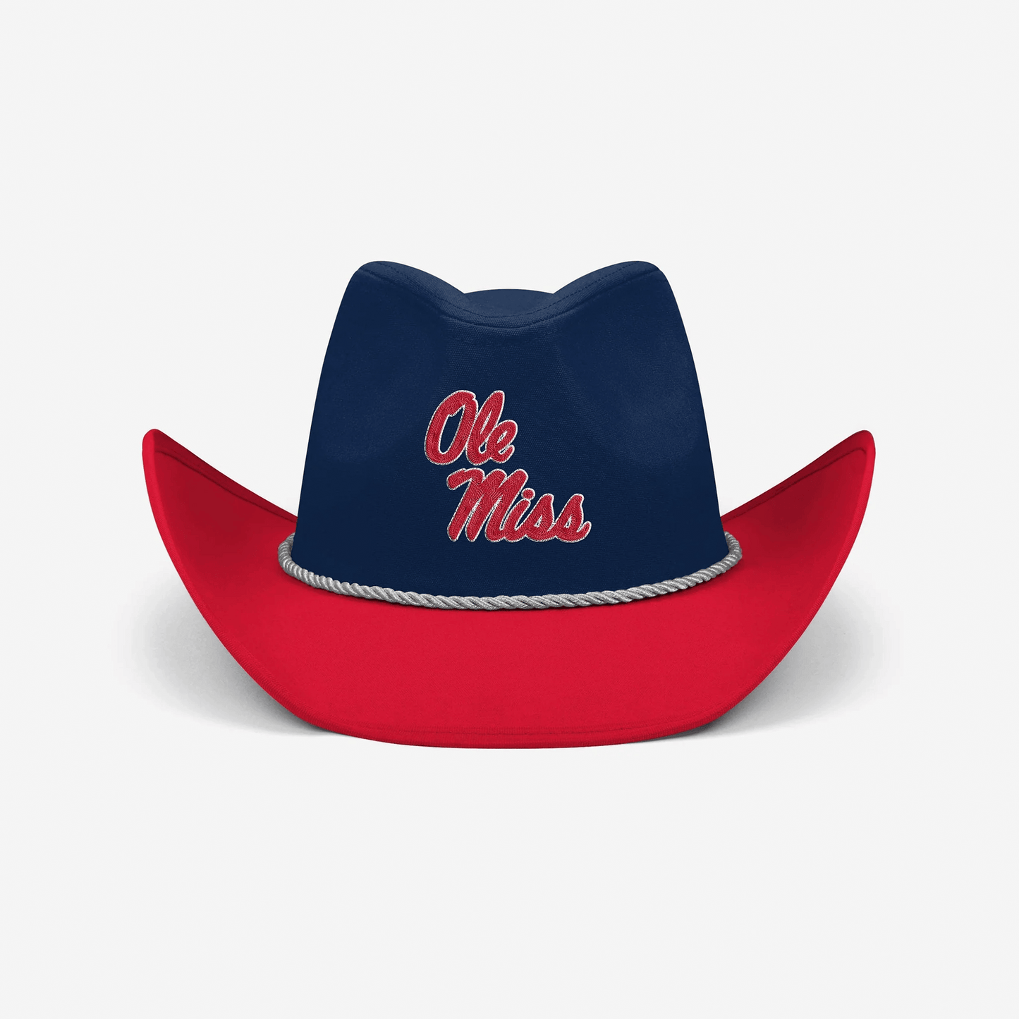 Ole Miss Rebels Two Tone Cowboy Hat OMR LNTH