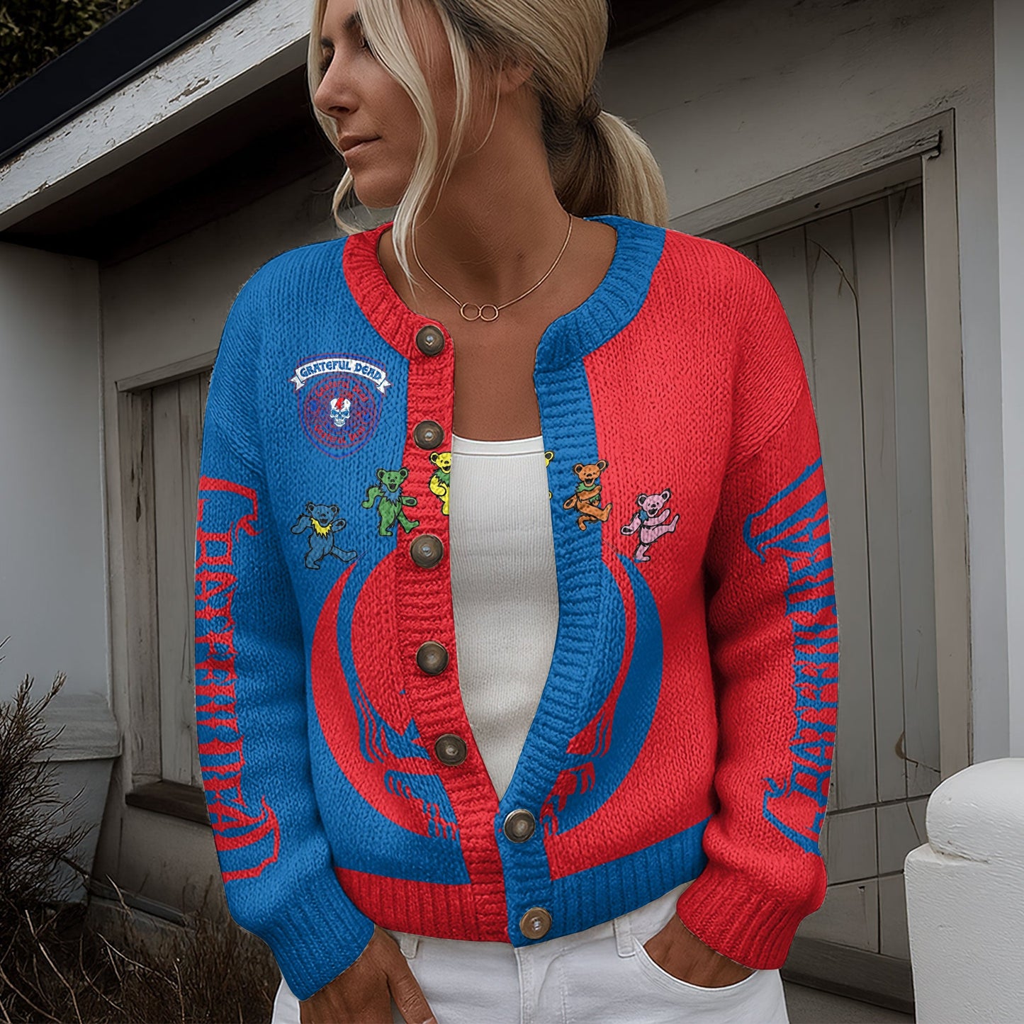 GRFD CARDIGAN SWEATSHIRT WITH BUTTON HTTT