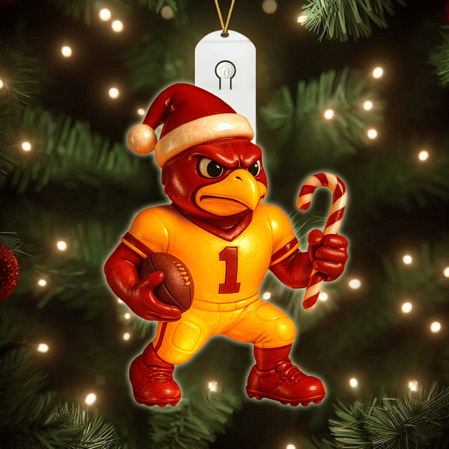 COMBO ISC CHRISTMAS TREE TOPPER WITH LED ORNAMENT LNTH