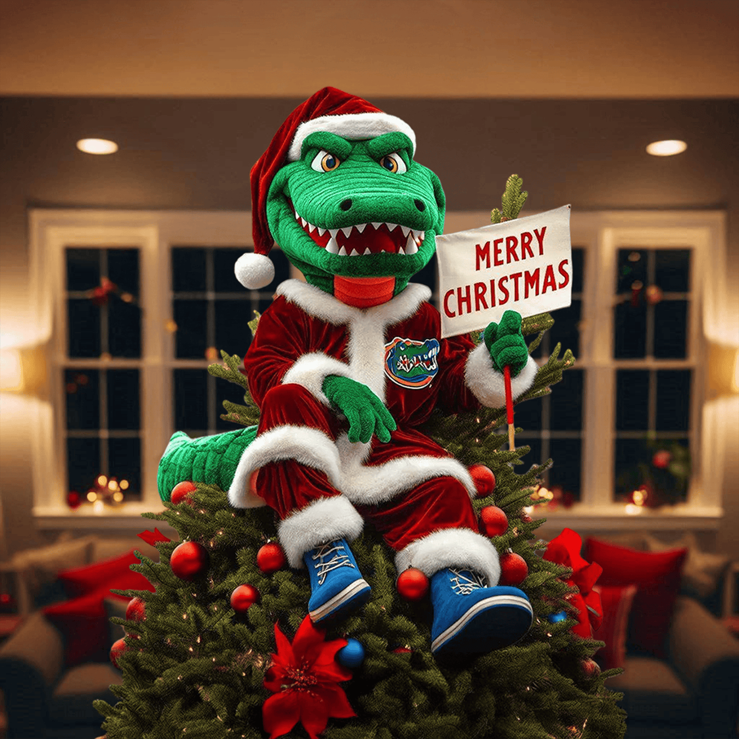 COMBO FGT CHRISTMAS TREE TOPPER WITH LED ORNAMENT LNTH