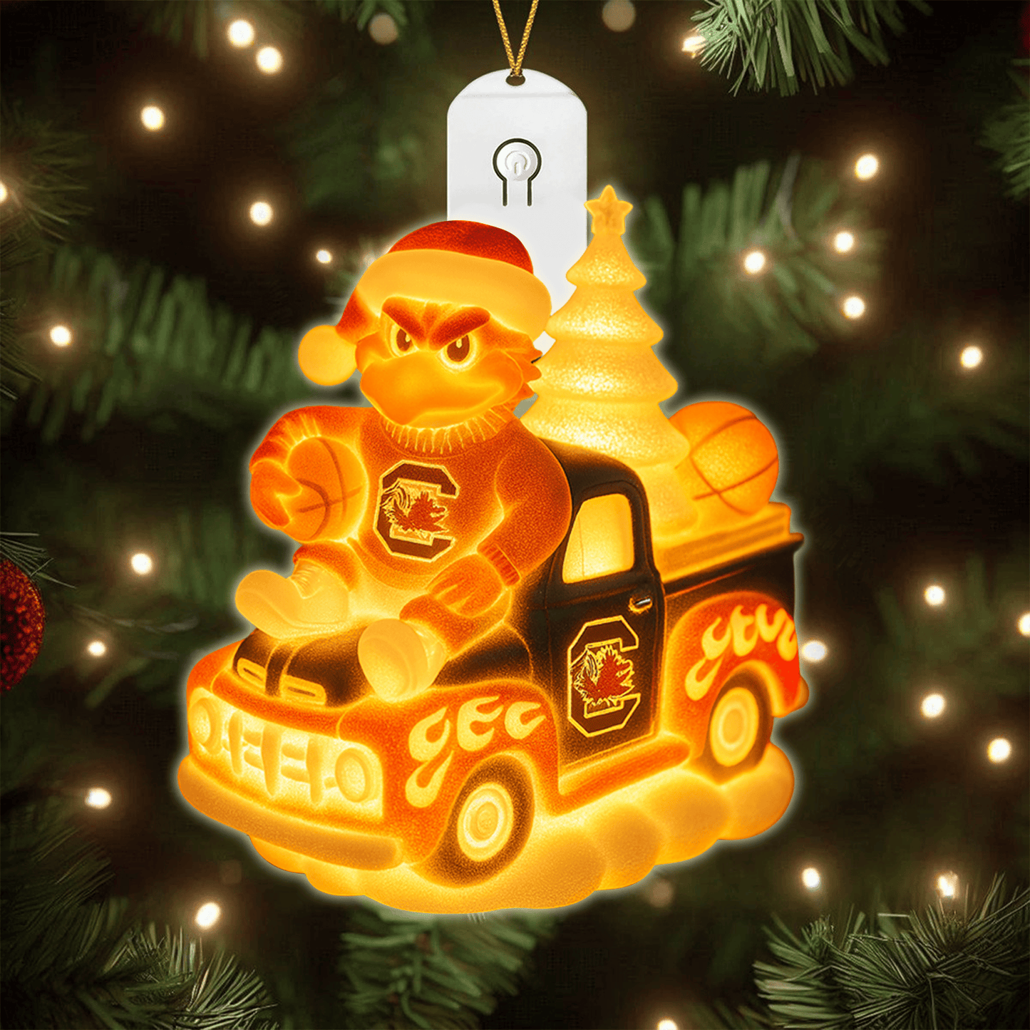 COMBO SCG CHRISTMAS TREE TOPPER WITH LED ORNAMENT LNTH