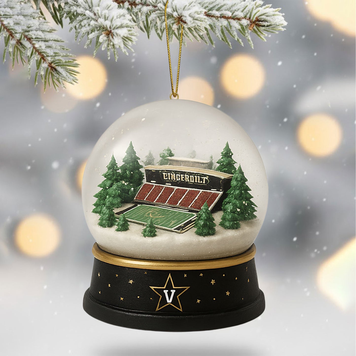 COMBO VDBC CHRISTMAS TREE TOPPER WITH ORNAMENT DAT