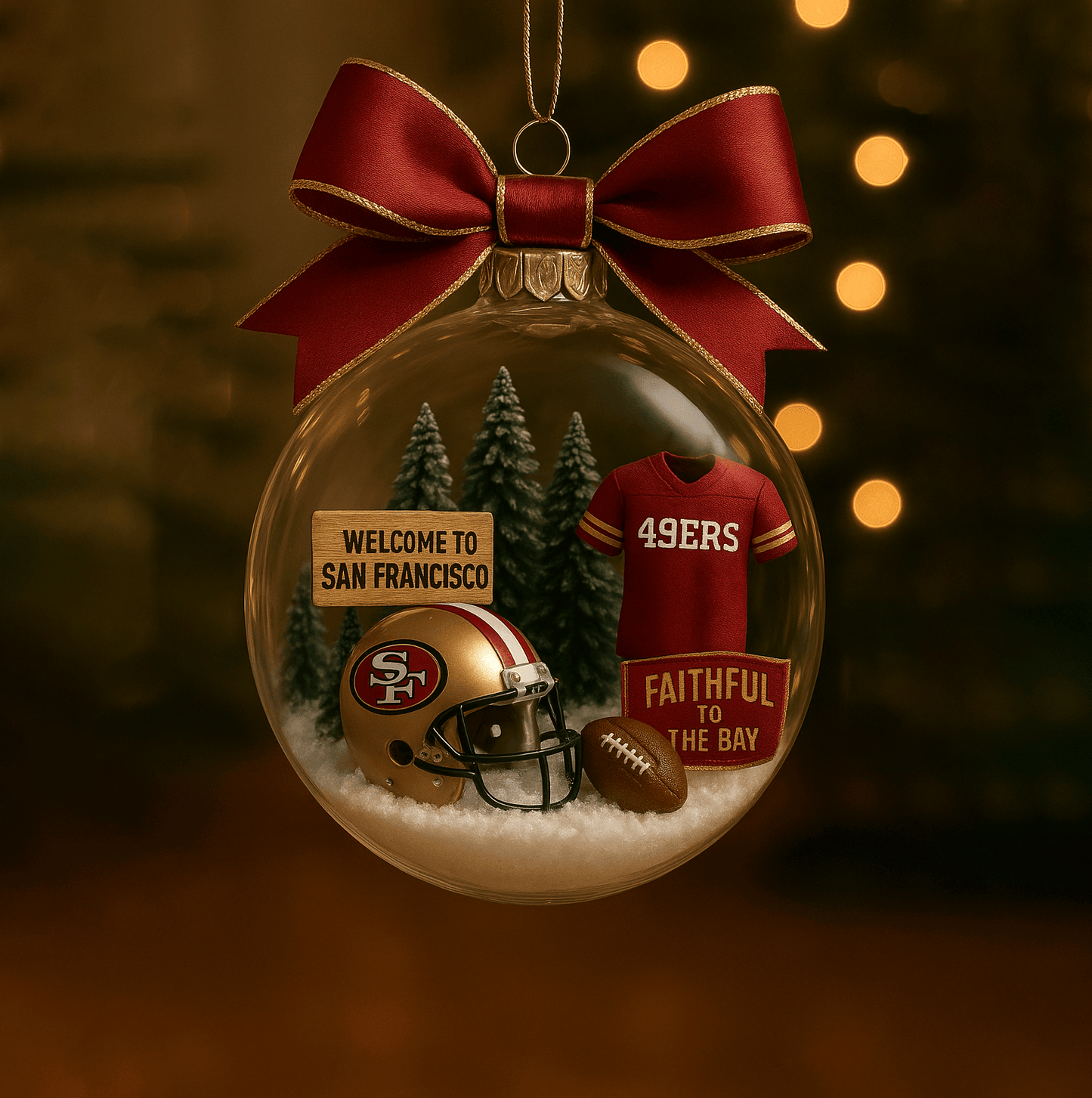 COMBO SF49 CHRISTMAS TREE TOPPER WITH ORNAMENT DAT