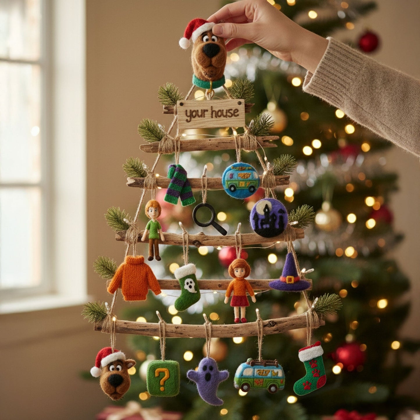 SCBD Premium Rustic Wall Christmas Tree HTTT