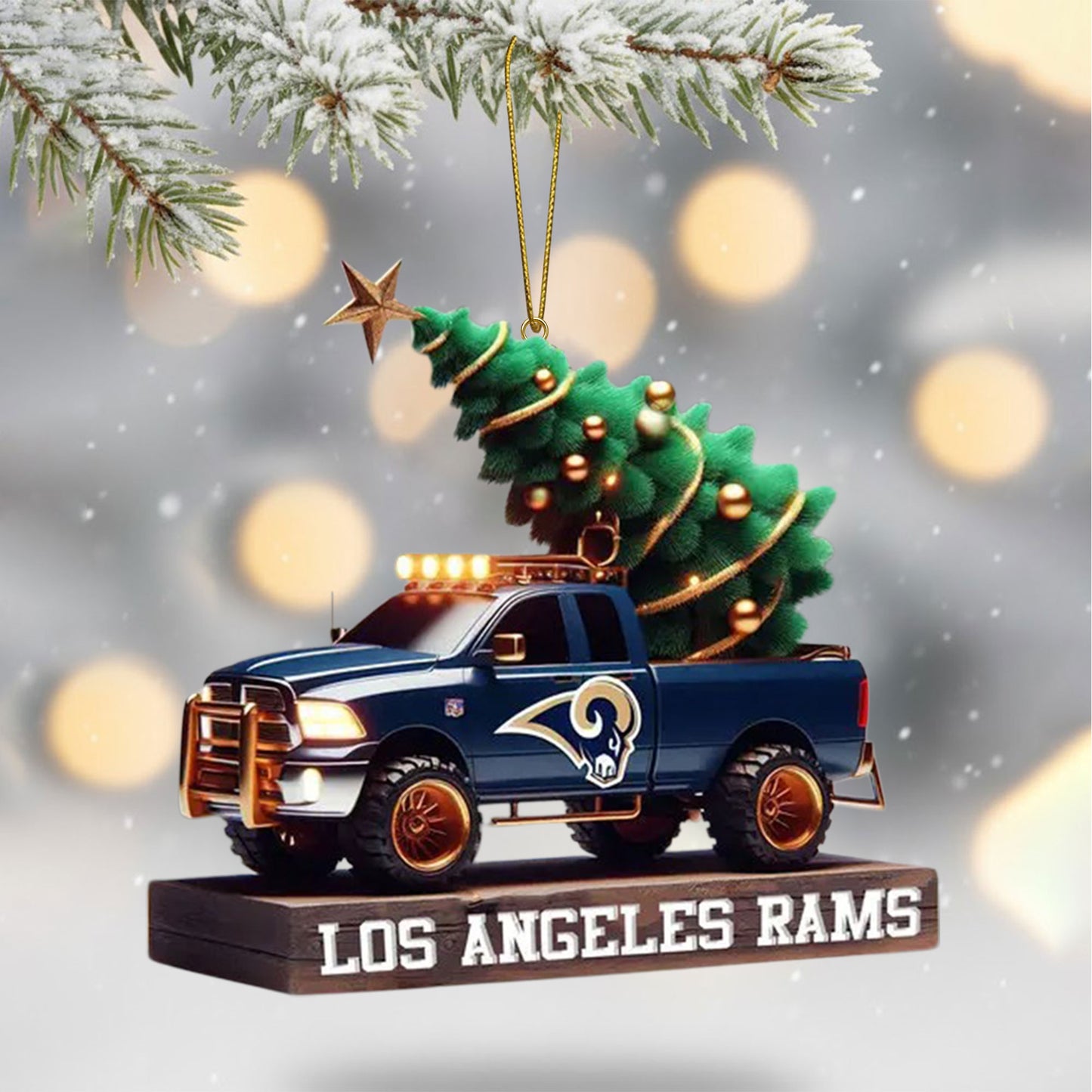 COMBO LAR CHRISTMAS TREE TOPPER WITH ORNAMENT DAT