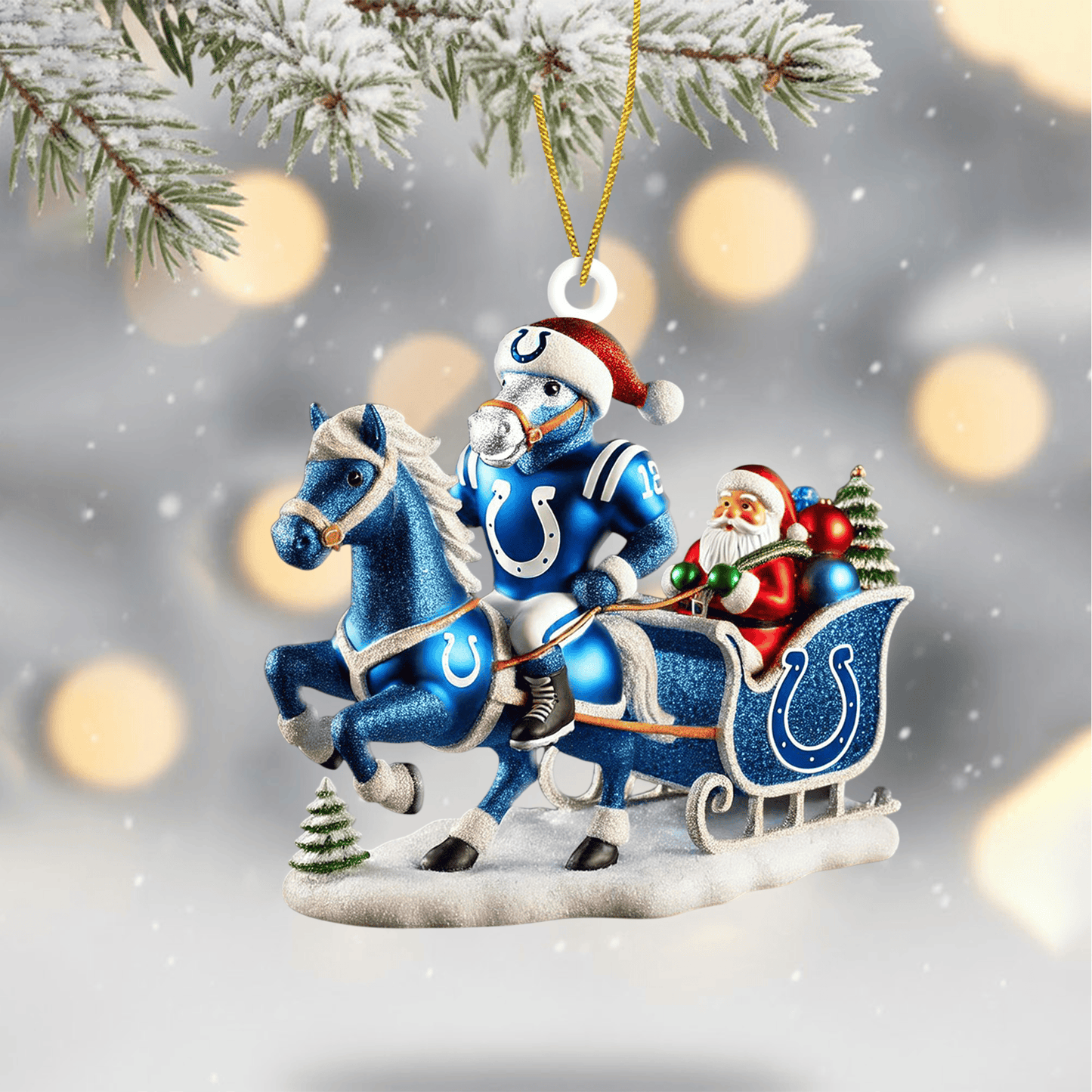 COMBO IDC CHRISTMAS TREE TOPPER WITH ORNAMENT DAT