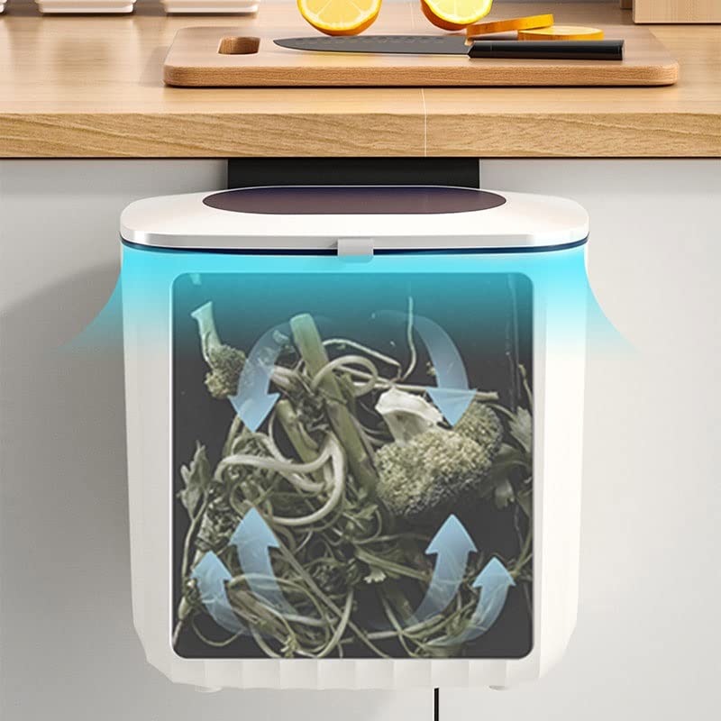 Organizer Small Trash Can Plastic Wall Garbage Bin Cleaning Tools Kitchen Accessories