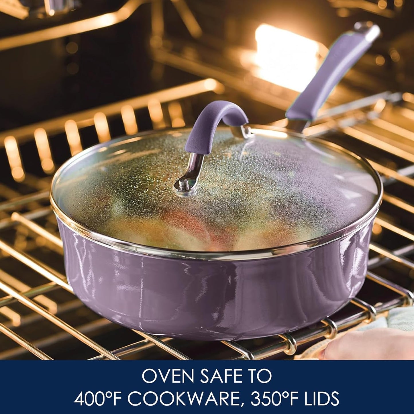 12-Piece Lavender Nonstick Cookware Set – Pots & Pans