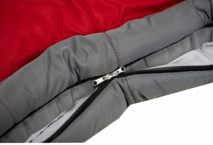 (2 pack) Ozark Trail 10-Degree Cold Weather Mummy Sleeping Bag with Soft Liner, Red, 85"x33"