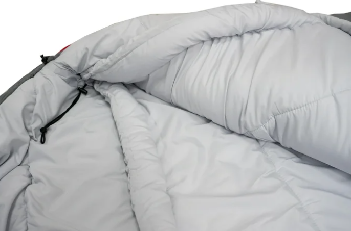 (2 pack) Ozark Trail 10-Degree Cold Weather Mummy Sleeping Bag with Soft Liner, Red, 85"x33"