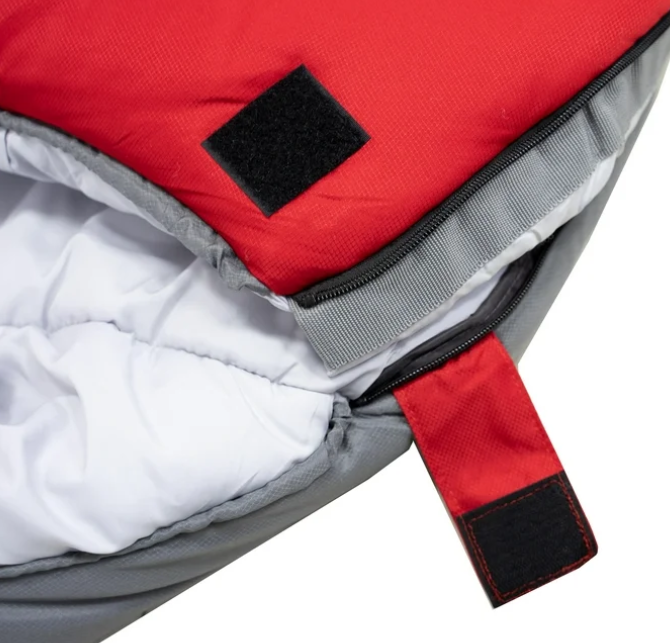 (2 pack) Ozark Trail 10-Degree Cold Weather Mummy Sleeping Bag with Soft Liner, Red, 85"x33"