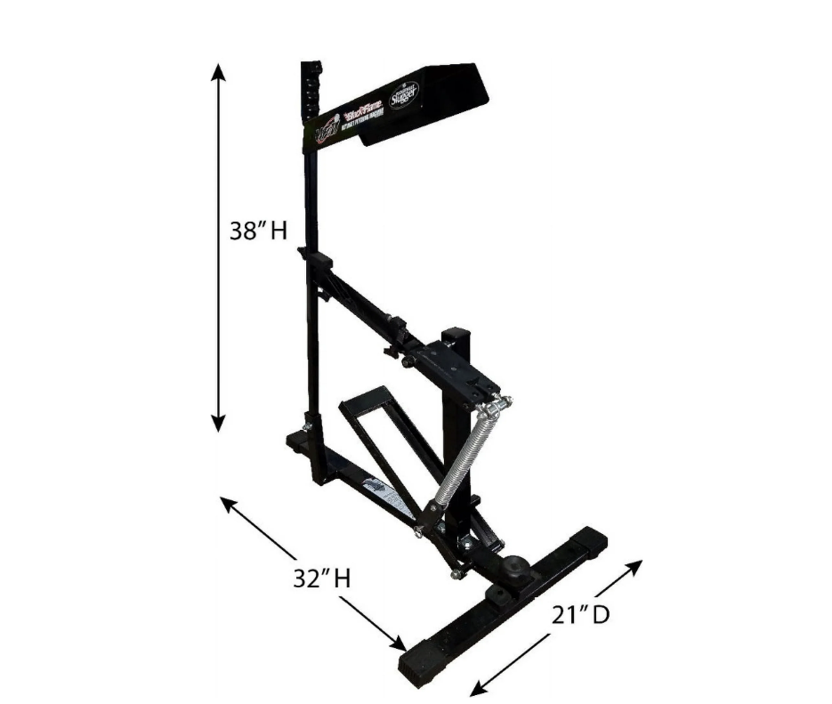 Louisville Slugger Black Flame Ultimate Baseball & Softball Pitching Machine