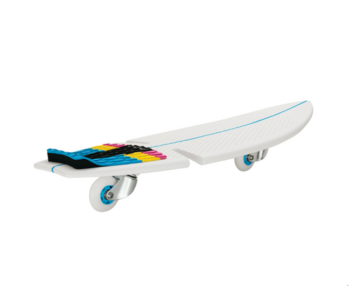 Razor RipSurf Caster Board - Multicolor, 76mm 360-Degree Pivoting Skateboard, for Child, Teen, Adult