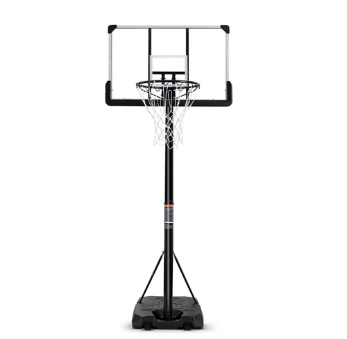 Portable Basketball Hoop Goal Basketball Hoop System Height Adjustable 7 ft. 6 in..10 ft. with 44 inch Indoor Outdoor PVC Backboard Material