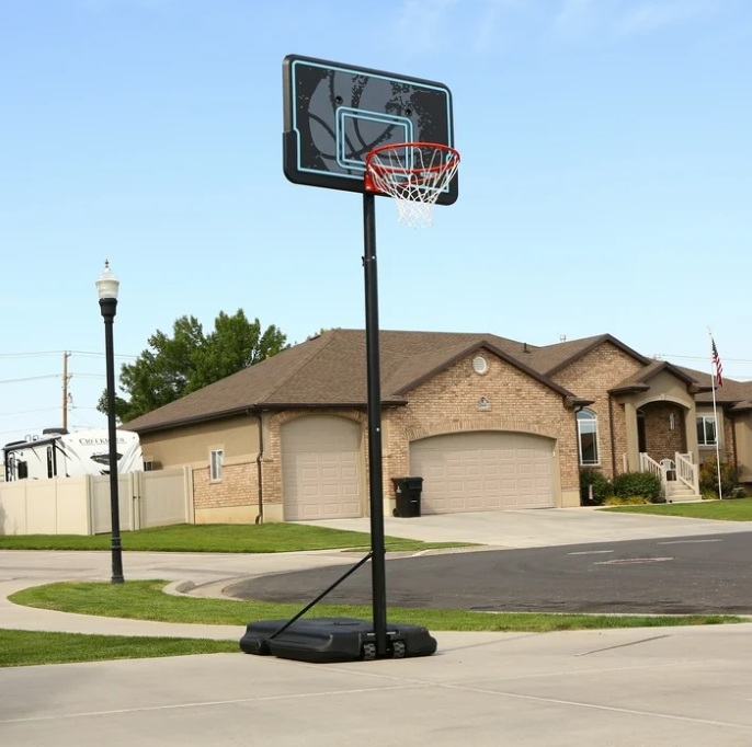 Lifetime 44-Inch Impact Portable Basketball Hoop with Telescoping Adjustment & Classic Rim – Model 90759-Outdoor Play