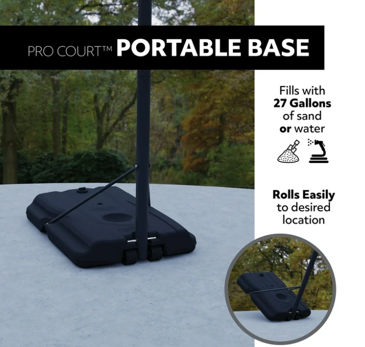 Lifetime 44-Inch Impact Portable Basketball Hoop with Telescoping Adjustment & Classic Rim – Model 90759-Outdoor Play
