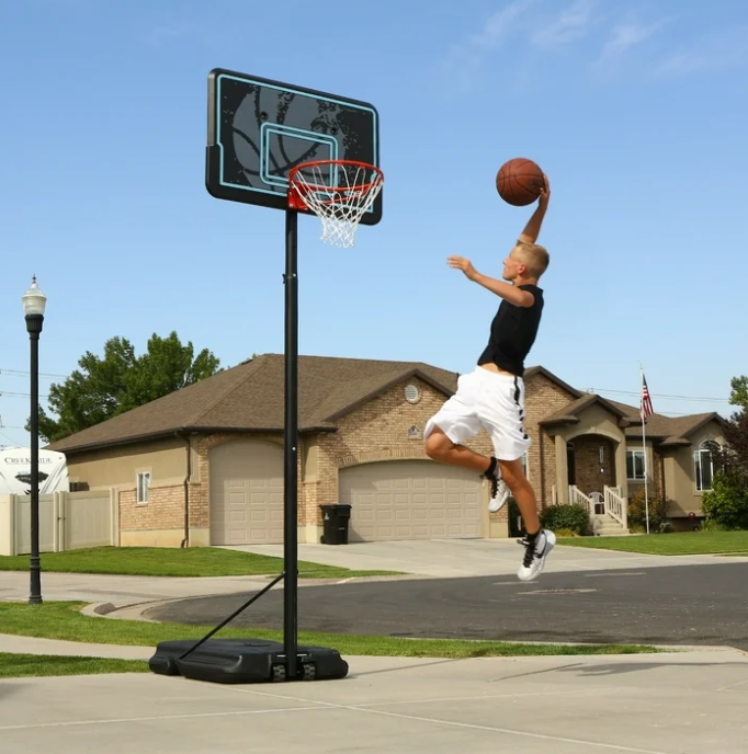 Lifetime 44-Inch Impact Portable Basketball Hoop with Telescoping Adjustment & Classic Rim – Model 90759-Outdoor Play