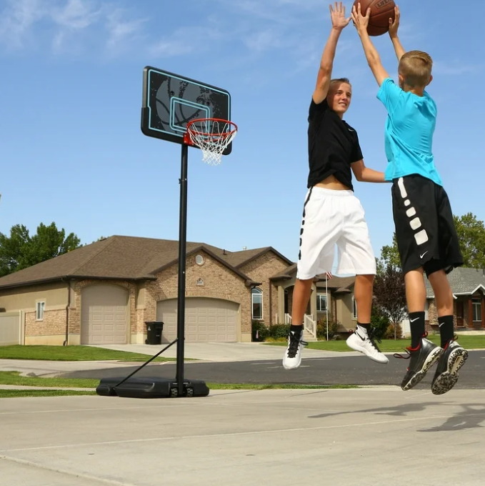 Lifetime 44-Inch Impact Portable Basketball Hoop with Telescoping Adjustment & Classic Rim – Model 90759-Outdoor Play