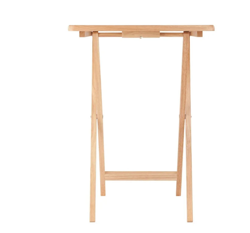 Winsome Alex 5-Pc Snack TaWinsome Alex 5-Pc Snack Table Set, Natural Finishble Set, Natural Finish