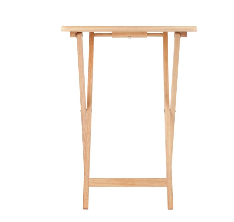 Winsome Alex 5-Pc Snack TaWinsome Alex 5-Pc Snack Table Set, Natural Finishble Set, Natural Finish