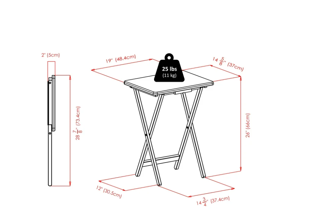 Winsome Alex 5-Pc Snack TaWinsome Alex 5-Pc Snack Table Set, Natural Finishble Set, Natural Finish