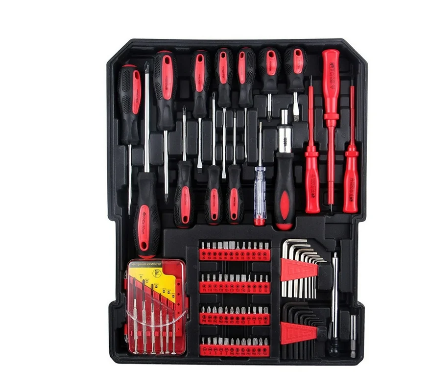 Zimtown 799 PCS Tool Kit with Tools and Wheels, Hand Tool Set for Househould