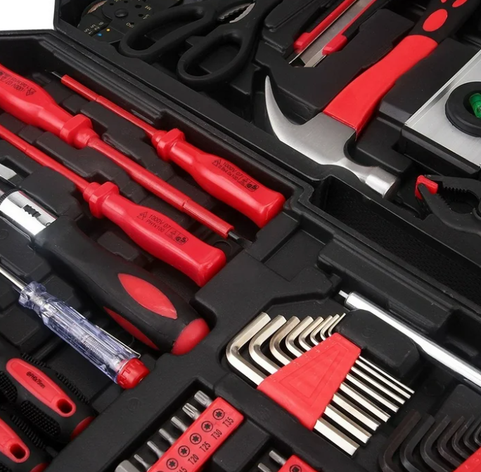 Zimtown 799 PCS Tool Kit with Tools and Wheels, Hand Tool Set for Househould