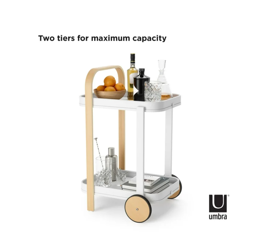 Umbra Bellwood Bar & Storage Cart