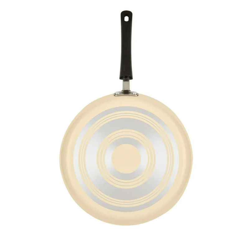 Farberware Easy Clean 22 Piece Nonstick Aluminum Cookware Set, Almond