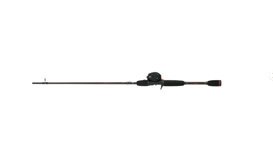 Abu Garcia Black Max Baitcast Fishing Combo, 6'6" Medium Rod, Right/Left Handed Reel