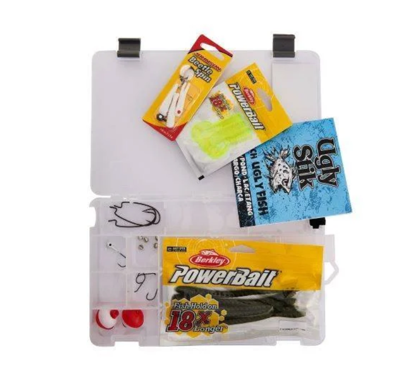 Ugly Stik Catch Ugly Fish Lake Pond Spinning Combo, 6' Medium Fishing Rod, 30 Size Reel