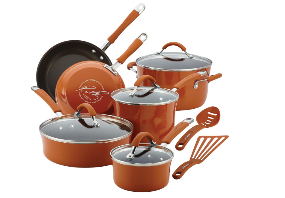 12-Piece Lavender Nonstick Cookware Set – Pots & Pans
