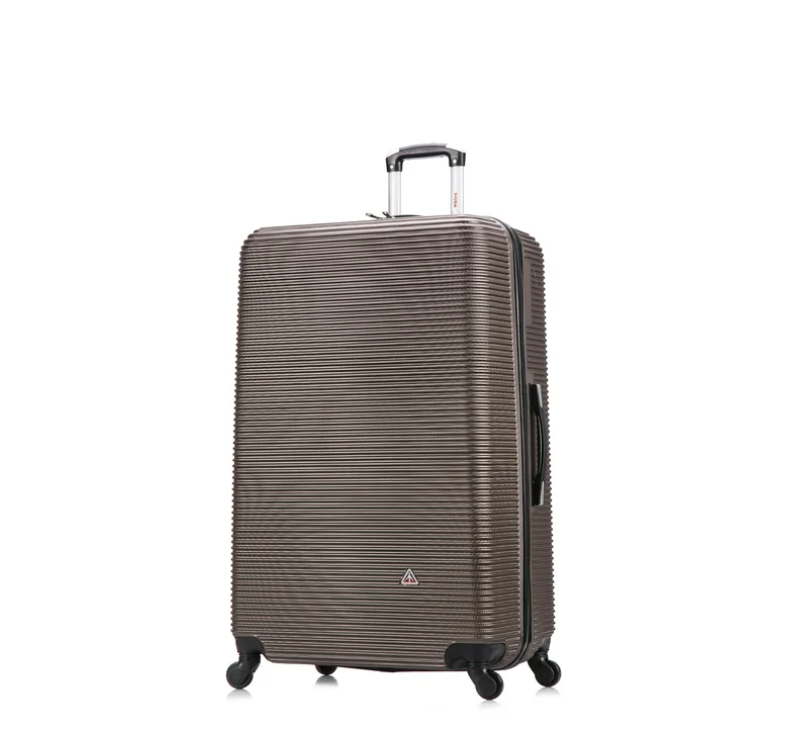 InUSA Royal 32" Hardside Lightweight Luggage with Spinner Wheels, Handle, and Trolley, Black