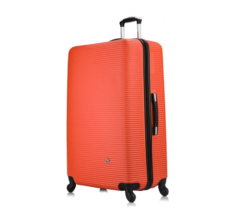 InUSA Royal 32" Hardside Lightweight Luggage with Spinner Wheels, Handle, and Trolley, Black