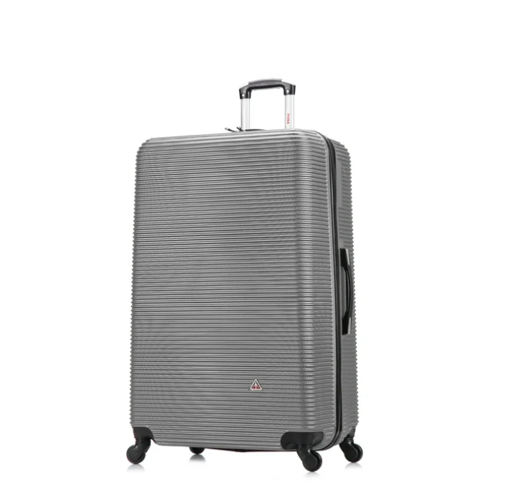 InUSA Royal 32" Hardside Lightweight Luggage with Spinner Wheels, Handle, and Trolley, Black