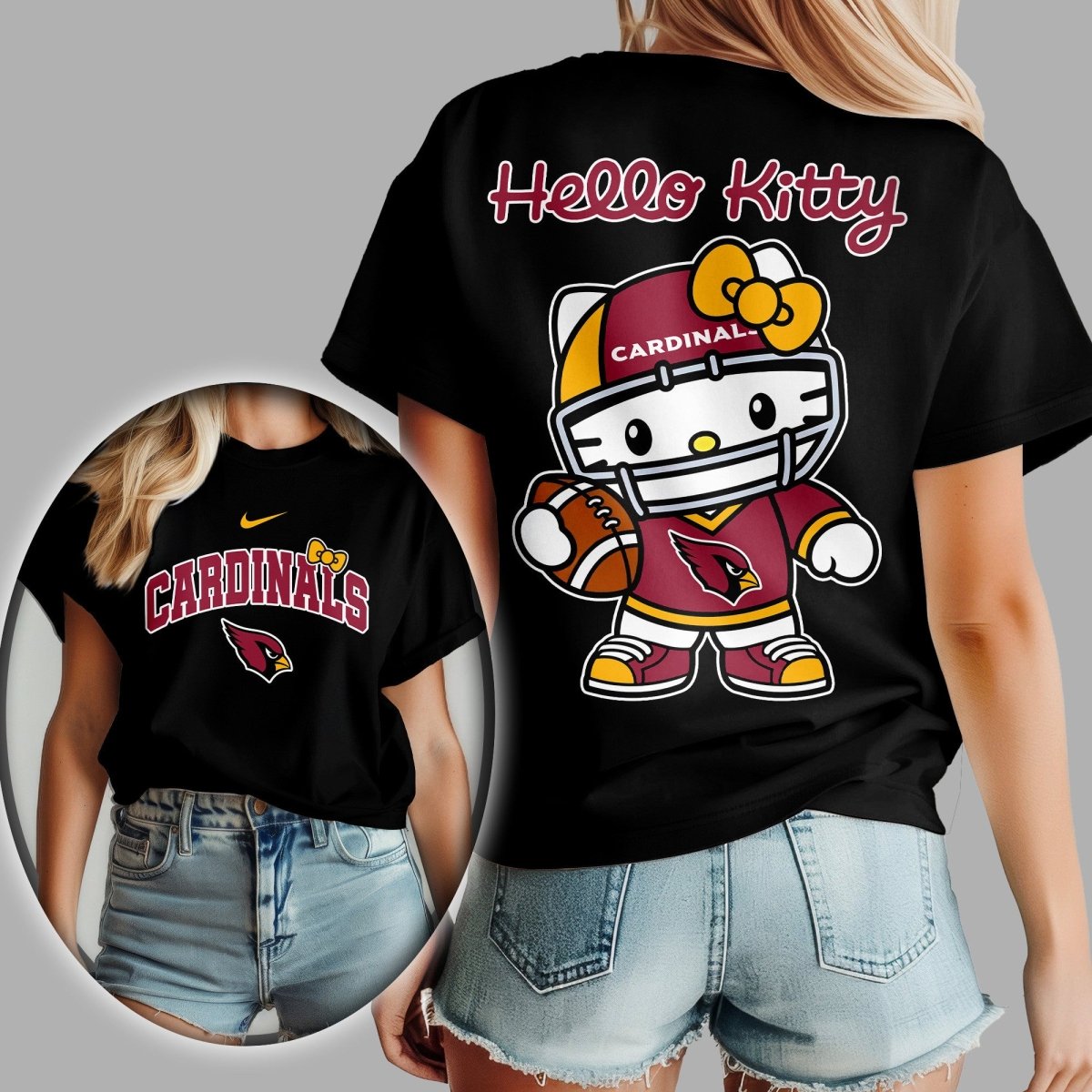 ARCD Premium NFL Hello Kitty Women's Shirt TD