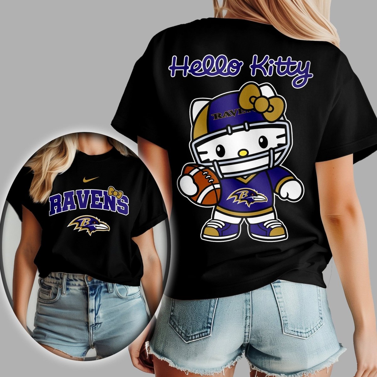 BTR Premium NFL Hello Kitty Women's Shirt TD