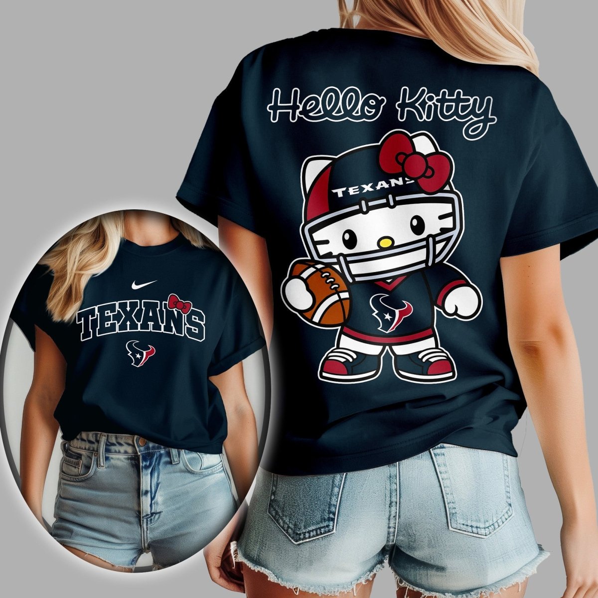 HTX Premium NFL Hello Kitty Women's Shirt TD